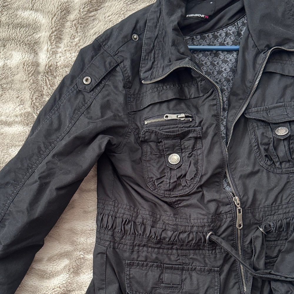 Black Utility Jacket - Picture 2 of 5